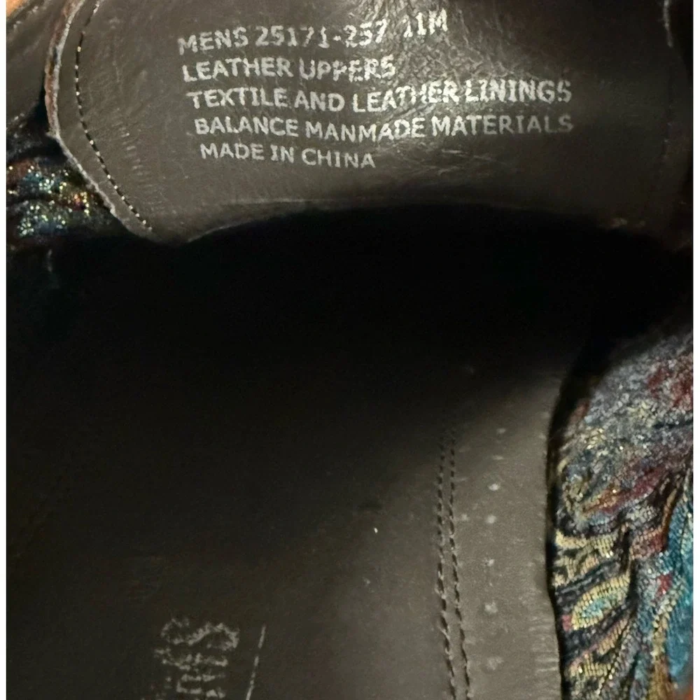 Stacy Adams Mens Lavine Double Monk‎ Strap Wingtip Leather Shoes Chestnut Sz 11M